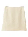 By Malene Birger Chambray Skirt In Neutral