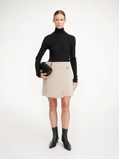 By Malene Birger Chani Midi Skirt In Warm Sand
