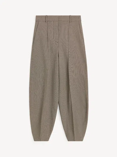 By Malene Birger Charlie High-waist Trousers In Brown