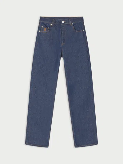 By Malene Birger Chicago Organic Cotton Jeans In Dark Blue Rinsed
