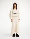 By Malene Birger Christina Maxi Skirt In Oyster Gray