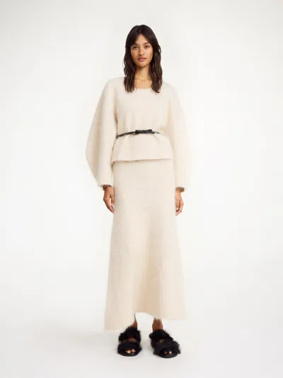 By Malene Birger Christina Maxi Skirt In Oyster Gray