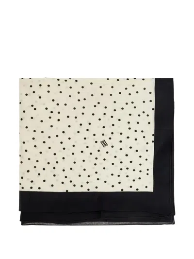 By Malene Birger Cianna Polka Dot Scarf In Pink