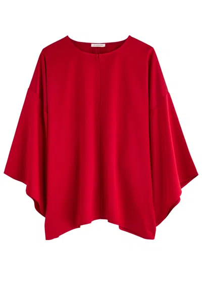 By Malene Birger Cicie Satin Top In Red