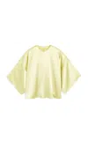 By Malene Birger Cicie Satin Top In Yellow