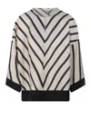 By Malene Birger Cicie Chevron-print Blouse In Grey