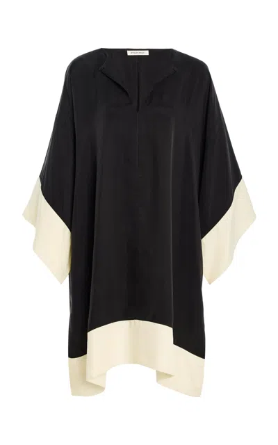By Malene Birger Cicine Colorblocked Caftan Midi Dress In Multi