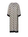 By Malene Birger Cicine Striped Midi Dress In Grey