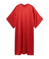 By Malene Birger Cicine Oversized Satin Maxi Dress In Red