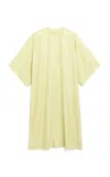 By Malene Birger Cicine Oversized Crepe Midi Dress In Yellow