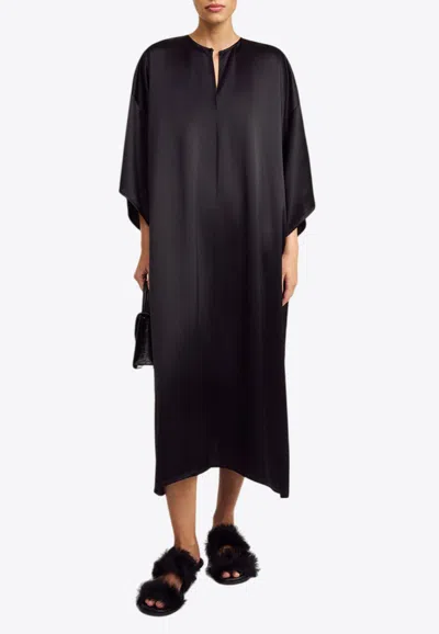 By Malene Birger Cicine Oversized Midi Dress In Black
