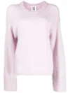 By Malene Birger Cierra Knit Sweater In Violett