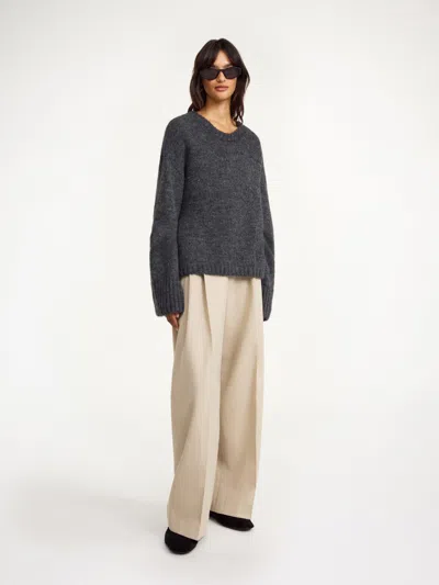 By Malene Birger Cierra Sweater In Grey Melange