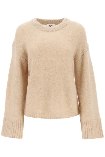 By Malene Birger 'cierra' Sweater In Wool And Mohair In Beige
