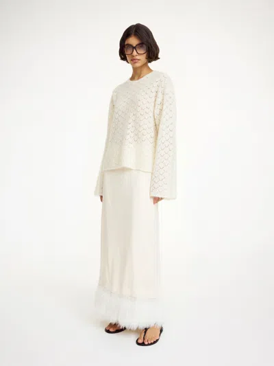 By Malene Birger Cierra Sweater In Soft White