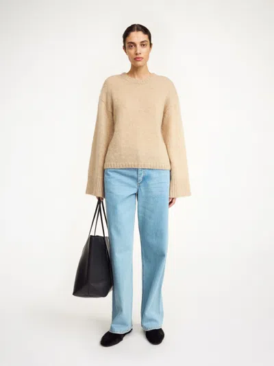 By Malene Birger Cierra Sweater In Twill Beige