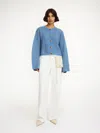 By Malene Birger Cierrou Cardigan In Faded Dove