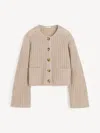 By Malene Birger Cierrou Rib Cardigan In Gray