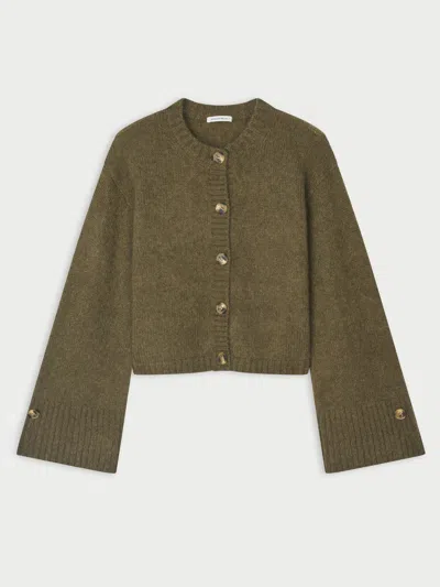 By Malene Birger Cierrou Soft Cardigan In Hunt