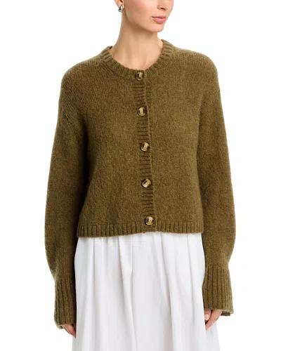 By Malene Birger Cierrou Soft Crewneck Cardigan In Multi