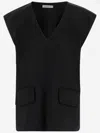 By Malene Birger Cilia Wool Vest In Black