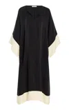 By Malene Birger Cime Colorblocked Mini Dress In Black