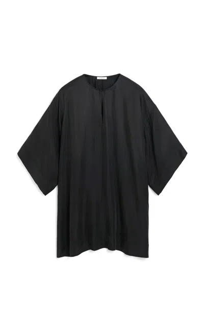 By Malene Birger Cime Crepe Tunic Top In Black