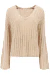 BY MALENE BIRGER CIMONE SWEATER IN FLAT-RIBBED KNIT