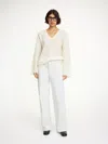 By Malene Birger Cimone Sweater In Soft White