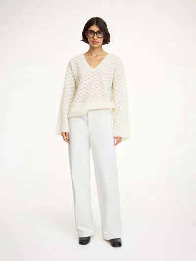By Malene Birger Cimone Sweater In Soft White