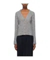Shop By Malene Birger Cirane Knitted Cardigan In Gray