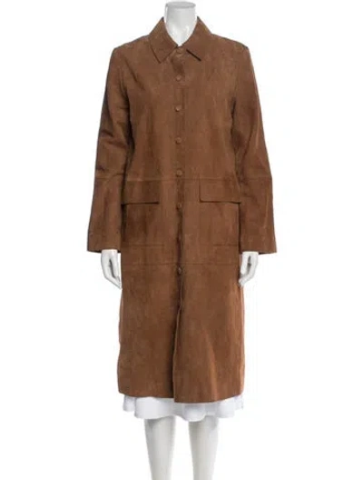 Pre-owned By Malene Birger Coat In Brown