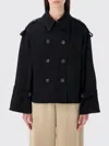 By Malene Birger Coat  Woman Color Black In Black