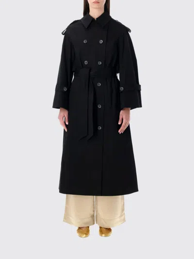 BY MALENE BIRGER COAT BY MALENE BIRGER WOMAN COLOR BLACK,H81221002