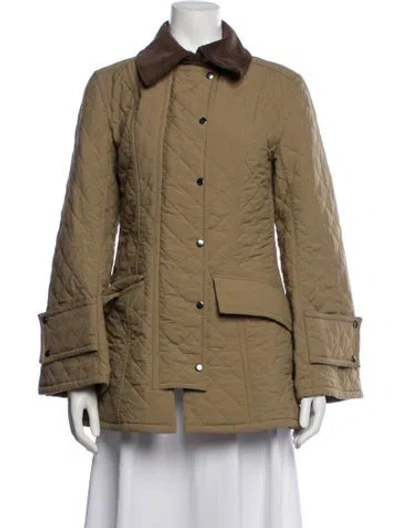 Pre-owned By Malene Birger Coat In Green