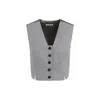 By Malene Birger Bettas Fitted Waistcoat In Grey