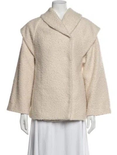 Pre-owned By Malene Birger Coat In Neutrals