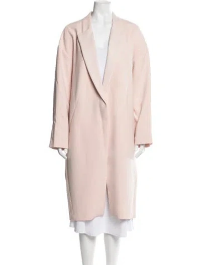 Pre-owned By Malene Birger Coat In Pink