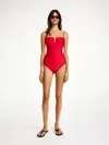 By Malene Birger Cocesa Bikini In Dark Chilli