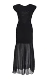 By Malene Birger Corinna Textured Maxi Dress In Black