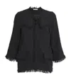 By Malene Birger Cotton-blend Diana Blouse In Black
