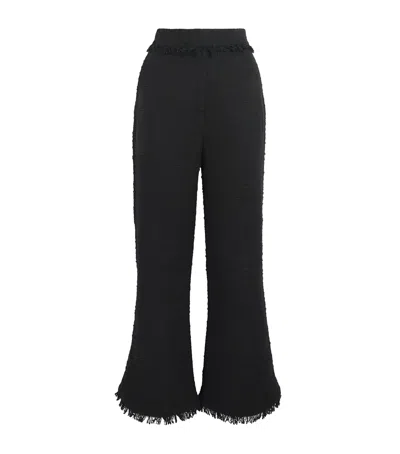 By Malene Birger Cotton-blend Mafaldana Trousers In Black