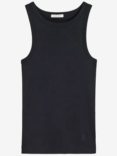 By Malene Birger Cotton Tank Top In Blue