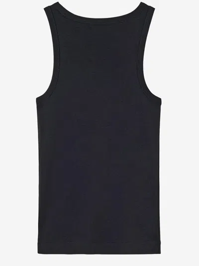 By Malene Birger Cotton Tank Top In Black