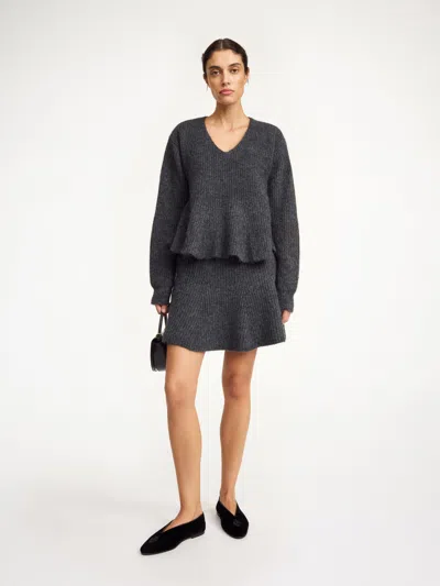 By Malene Birger Cova Sweater In Grey Melange
