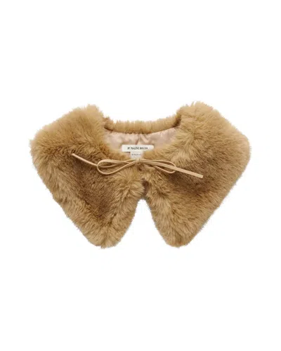 By Malene Birger Cowie Faux Fur Collar In Brown