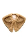 By Malene Birger Cowilla Faux Fur Collar In Neutral