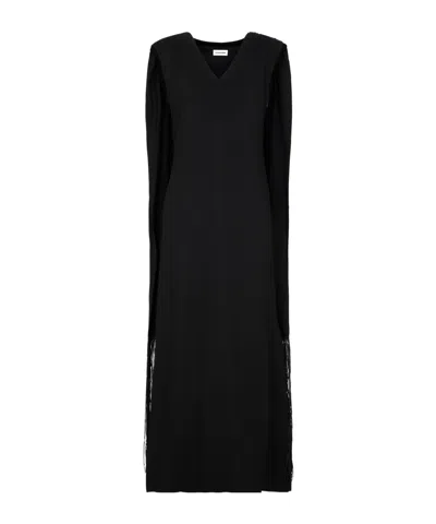 By Malene Birger Cressida Draped Maxi Dress In Black
