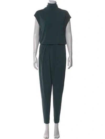 Pre-owned By Malene Birger Crew Neck Jumpsuit In Green