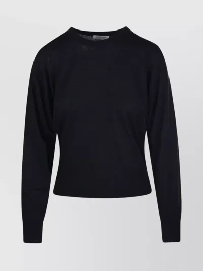 By Malene Birger Crew Neck Knitwear Sweater In Black